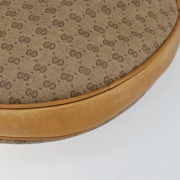 GUCCI Micro GG Supreme Shoulder Bag PVC Beige Gold 001 256 1324 Auth BA7242 - Picture 4 of 16